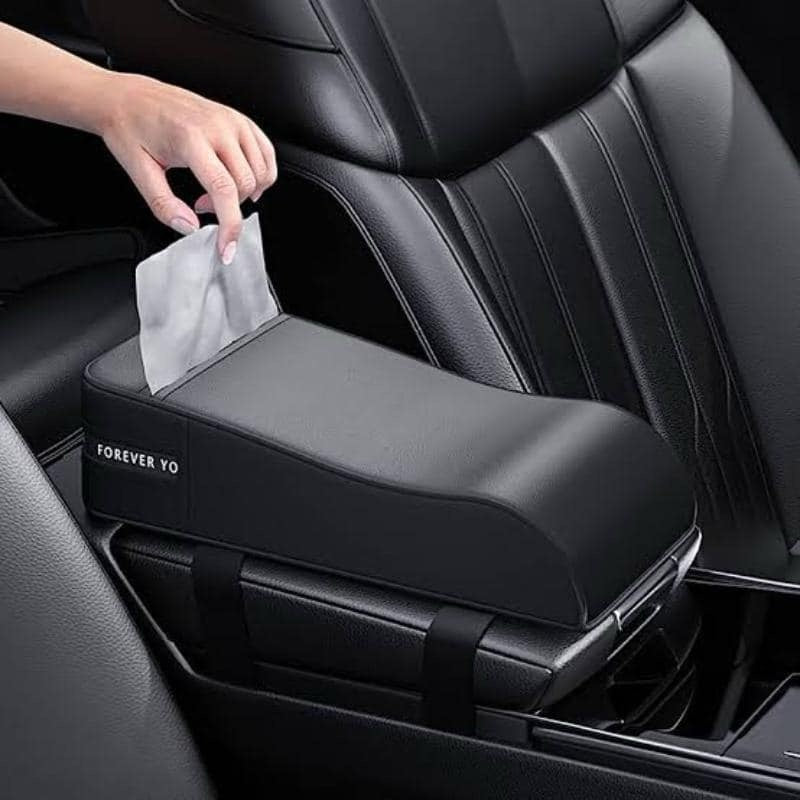 Carseat armrest storage box