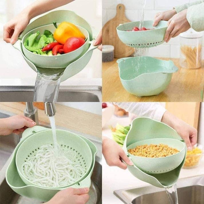 Vegetable washing fruit basket