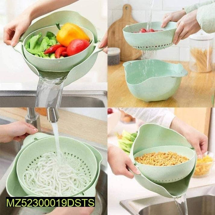 Vegetable washing fruit basket