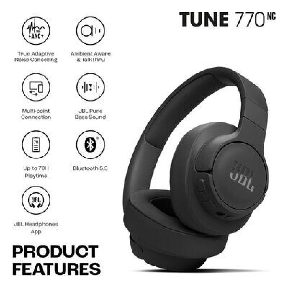 JBL Headset T720BT Wireless Bluetooth Headphones