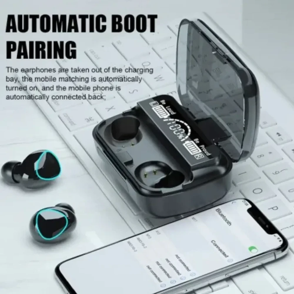 M30 TWS Wireless Earbuds Bluetooth 5.3 HiFi Stereo Earphones