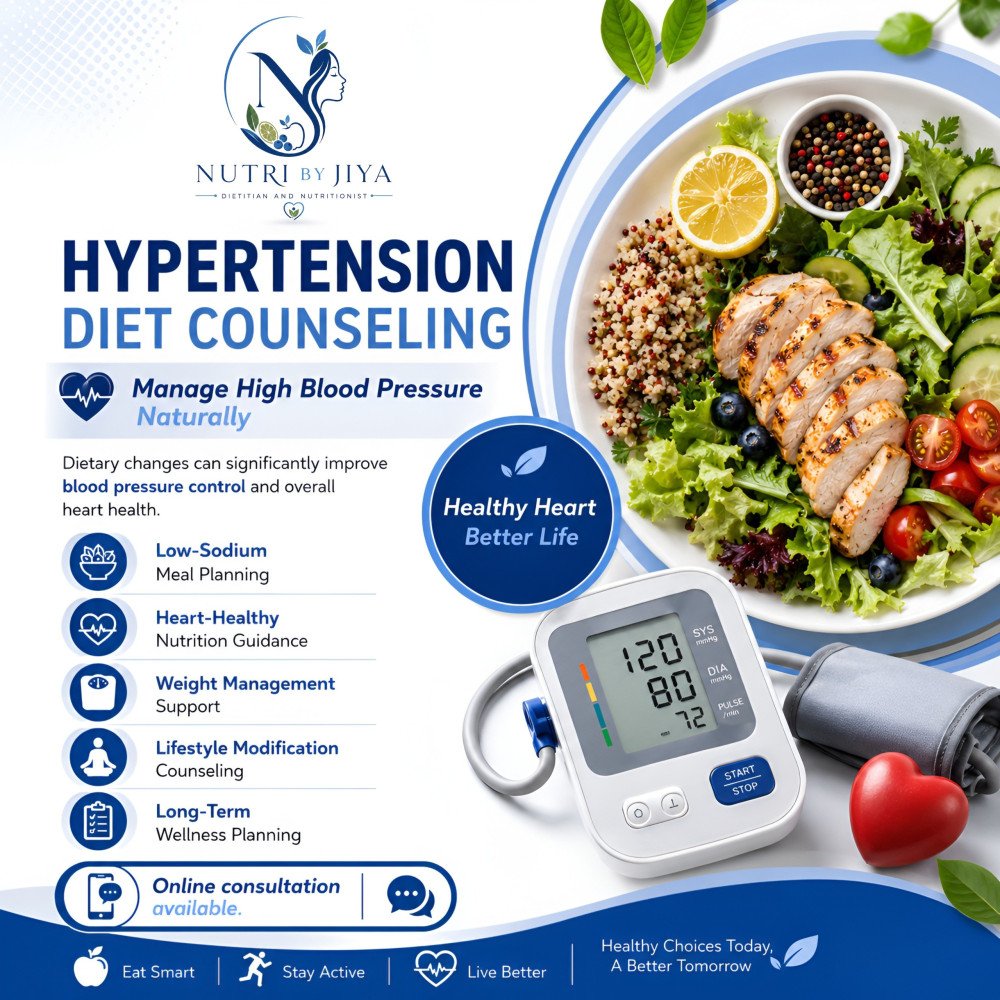 Hypertension Nutrition Counseling – Personalized High Blood Pressure Management